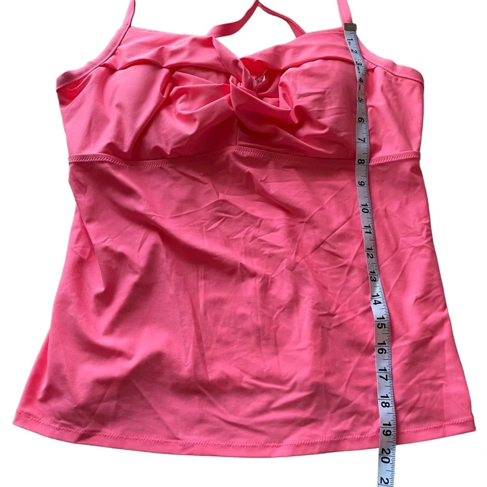 Athleta Pink Tankini Swim Top with Cups Size 40B/C - Picture 6 of 6